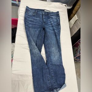 DKNY Women's Blue Ankle Jeans